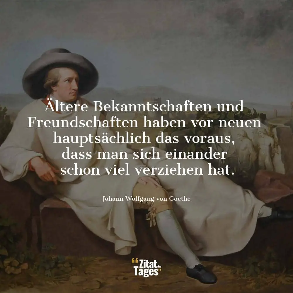 Goethe bekanntschaften
